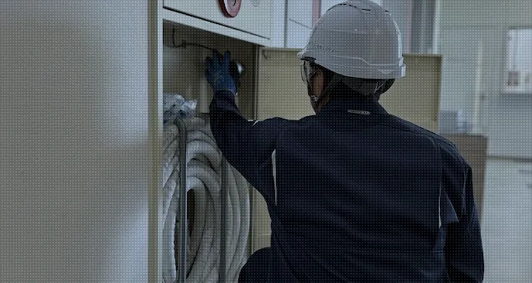 建物にある各種設備を管理、チェックし法律に基づいた定期保全業務を実施いたします